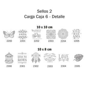 Carga Sellos y Bajo Relieve Caja N&deg;6