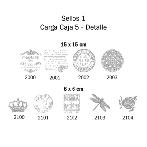 Carga Sellos y Bajo Relieve Caja N&deg;5