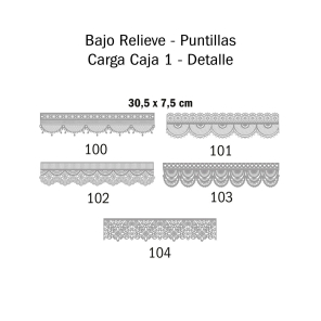 Carga Sellos y Bajo Relieve Caja N&deg;1