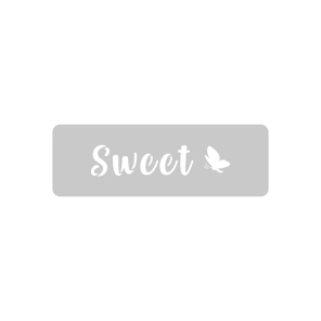 Stencil Sweet 4.5 x 24 cm