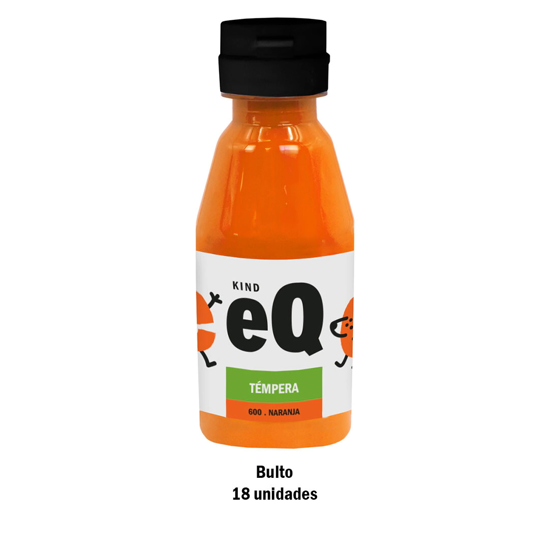 Tempera Naranja (600) x 150 cc