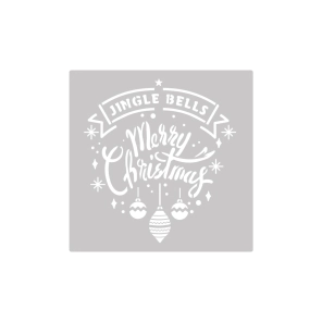 Stencil Merry Christmas 30 x 30 cm Navidad