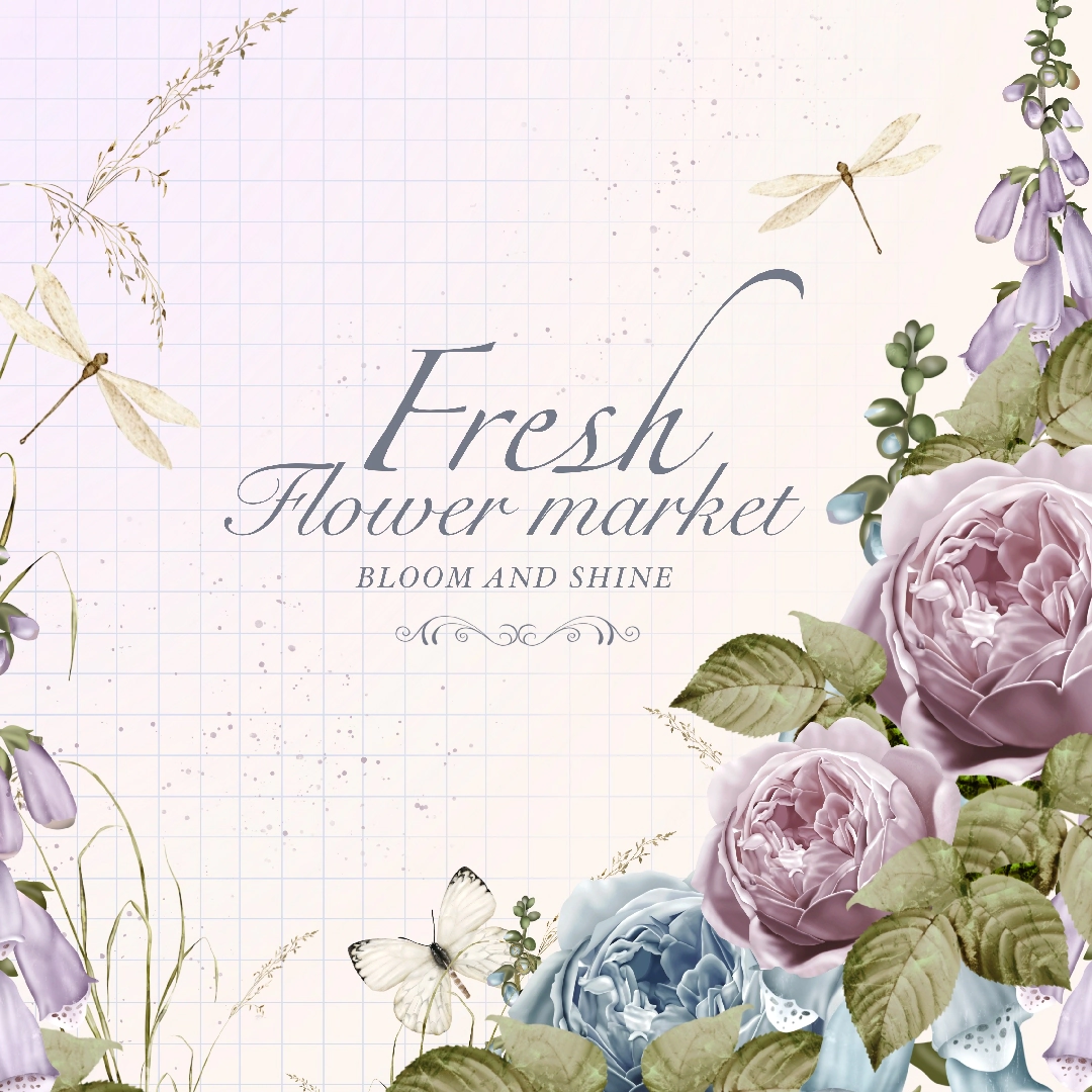 Lamina Decoupage Vintage Fresh Flower (438) 32 x 32 cm