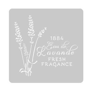 Stencil Fresh Fragance 30 x 30 cm
