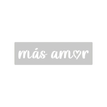 Stencil Mas Amor 4.5 x 24 cm