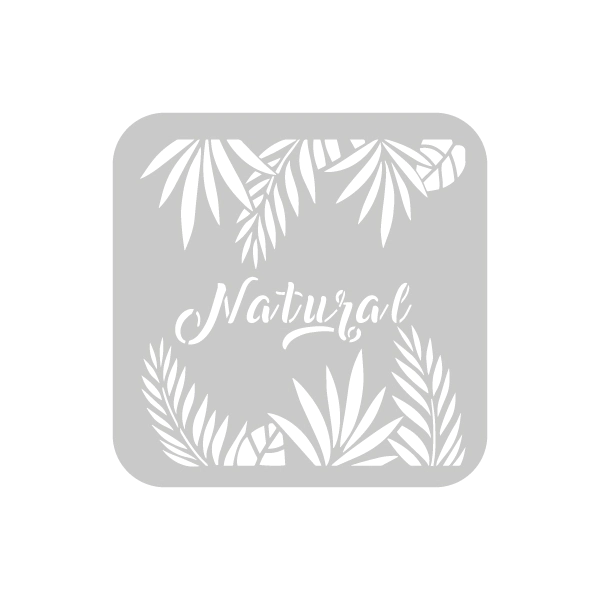 Stencil Natural 15 x 15 cm