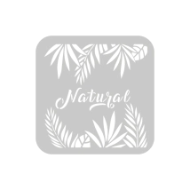 Stencil Natural 15 x 15 cm
