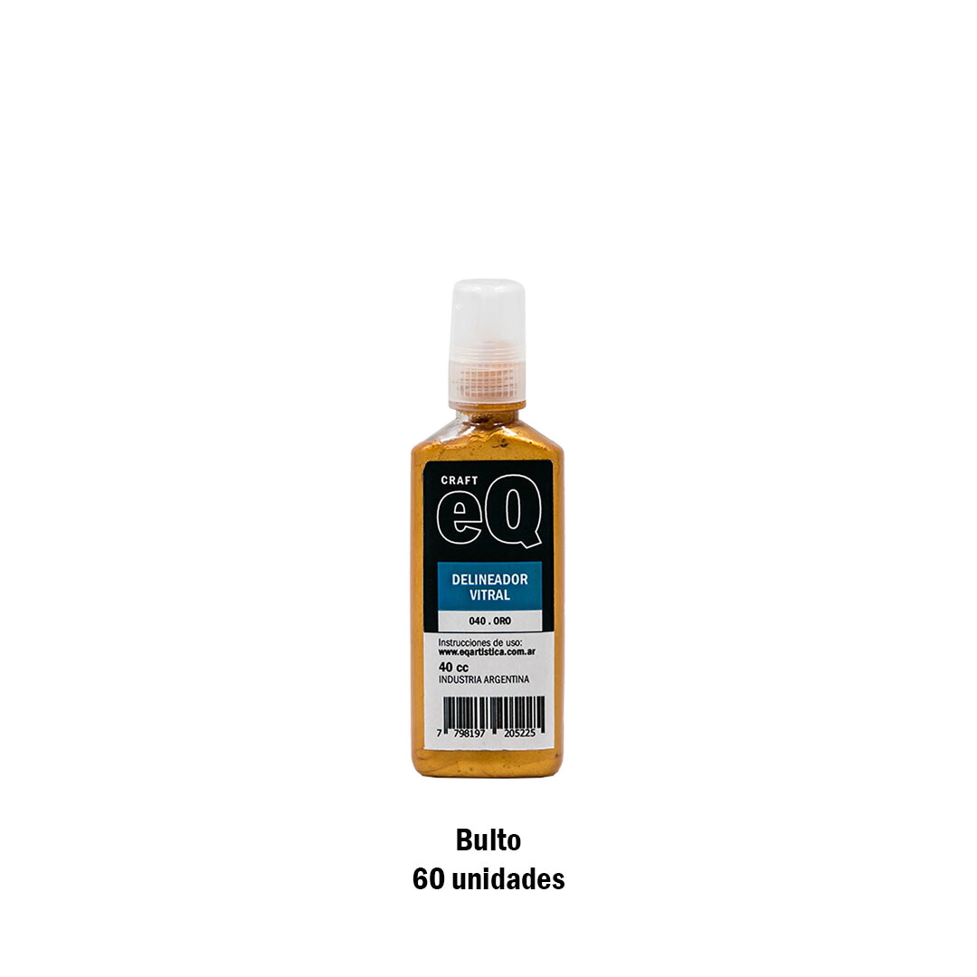 Delineador Vitral Oro 40 cc