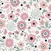 Servilleta Decoupage  Flores modernas