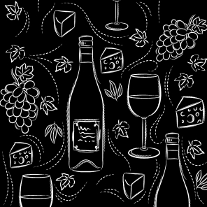 Servilleta Decoupage Copa de vino