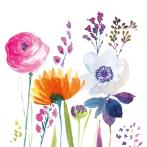 Servilleta Decoupage Campo de flores