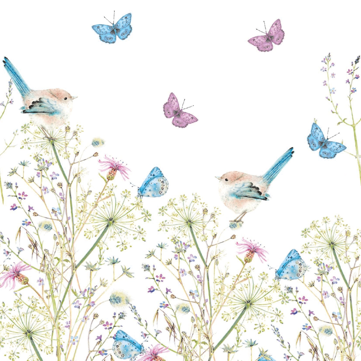 Servilleta Decoupage Dulces pajaritos