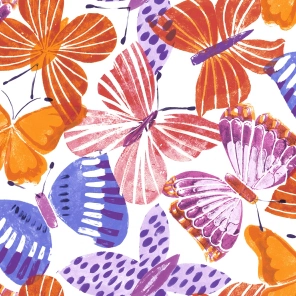 Servilleta Decoupage Mariposas Coloridas