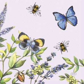 Servilleta Decoupage Mariposas del prado