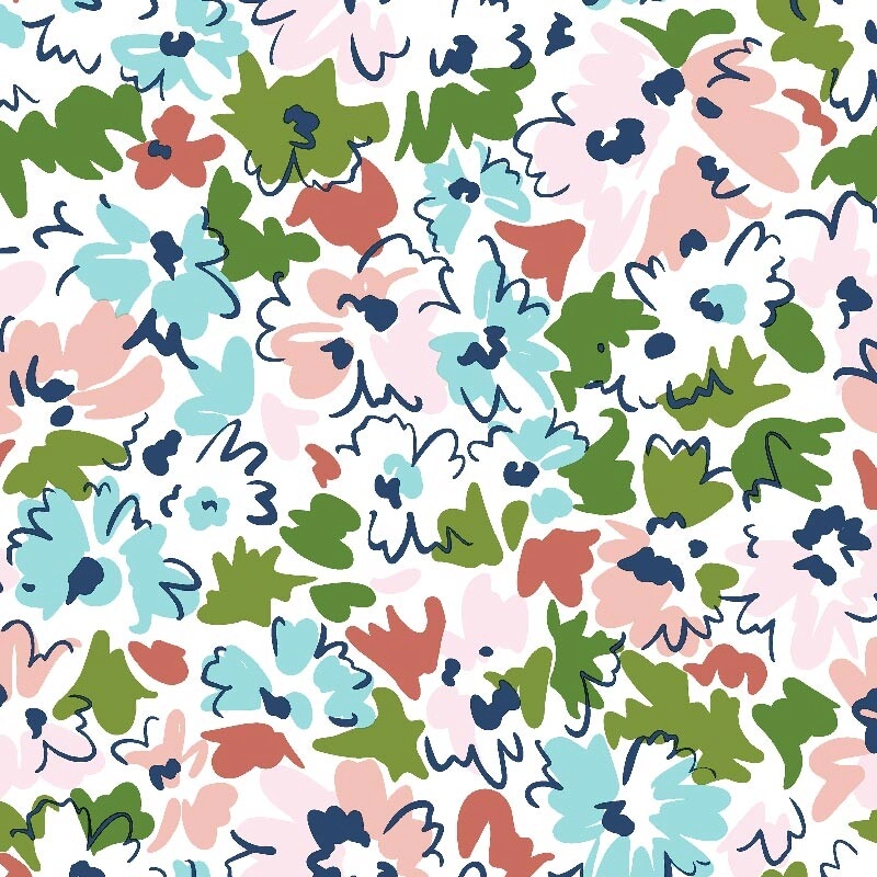 Servilleta Decoupage Flores y Manchas