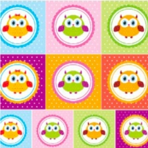 Lamina Decoupage Nenas (1116) 32 x 32 cm