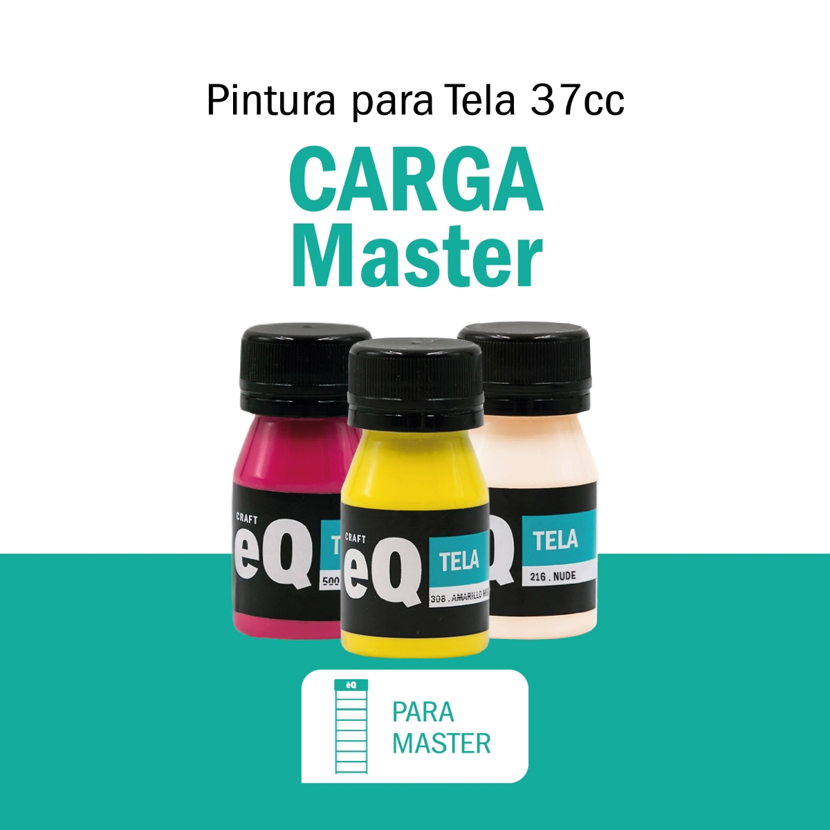Carga Master Pintura para Tela x 37 cc