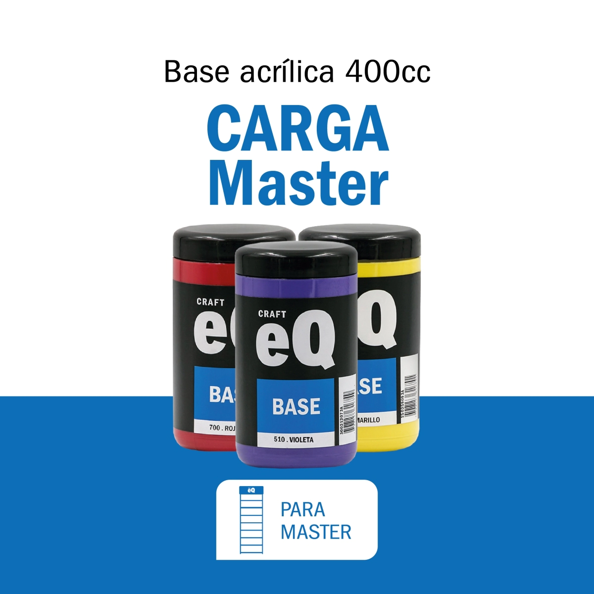 Carga Master Bases Acrilicas x 400 cc