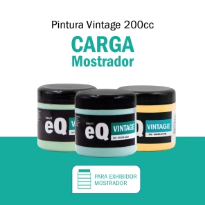 Carga Mostrador Pintura Vintage x 200 cc