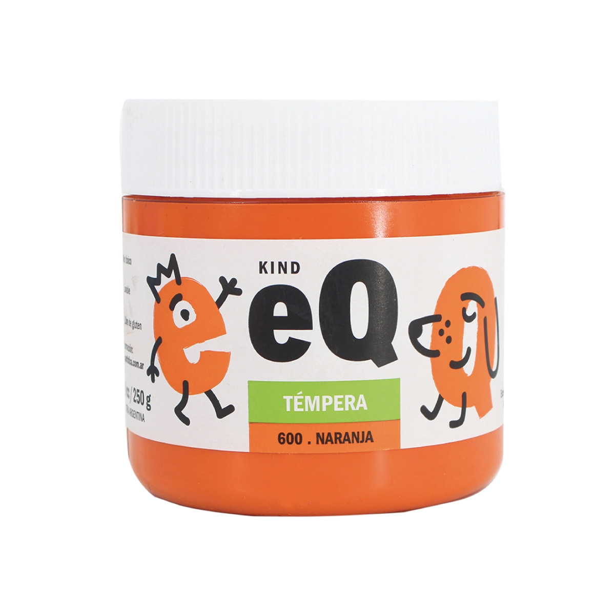 Tempera Naranja (600) x 200 cc