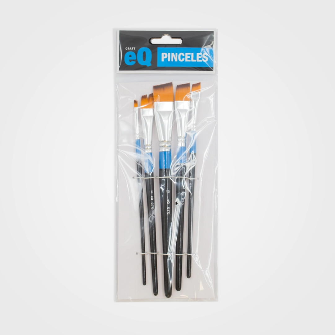 Set Pinceles Mixto angular (670) 2/4/6/8/10