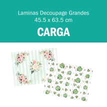 Carga Laminas Decoupage Grandes 45.5 x 63.5 cm