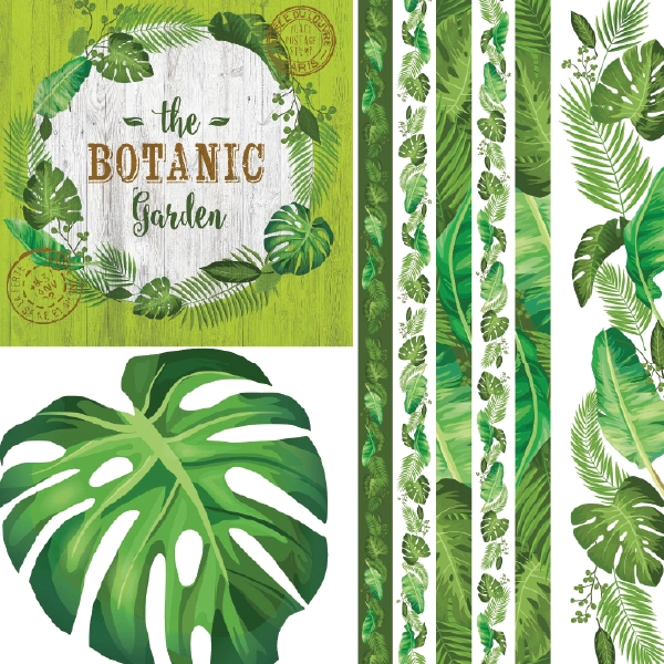 Lamina Decoupage Botanica (1503) 32 x 32 cm