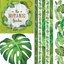 Lamina Decoupage Botanica (1503) 32 x 32 cm