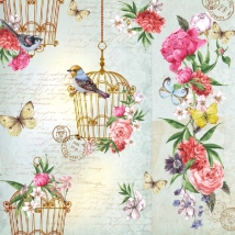 Lamina Decoupage Vintage (429) 32 x 32 cm