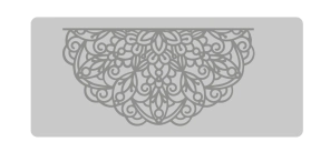 Bajo Relieve Puntilla Chica (301) 15 x 8.5 cm