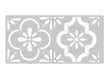 Stencil Mayolica 30 x 60 cm