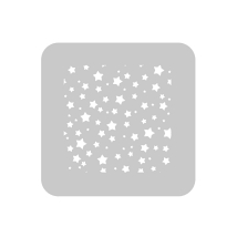 Stencil Fondo de Estrellas 15 x 15 cm