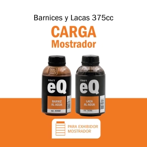 Carga Mostrador Barnices y Lacas x 375 cc