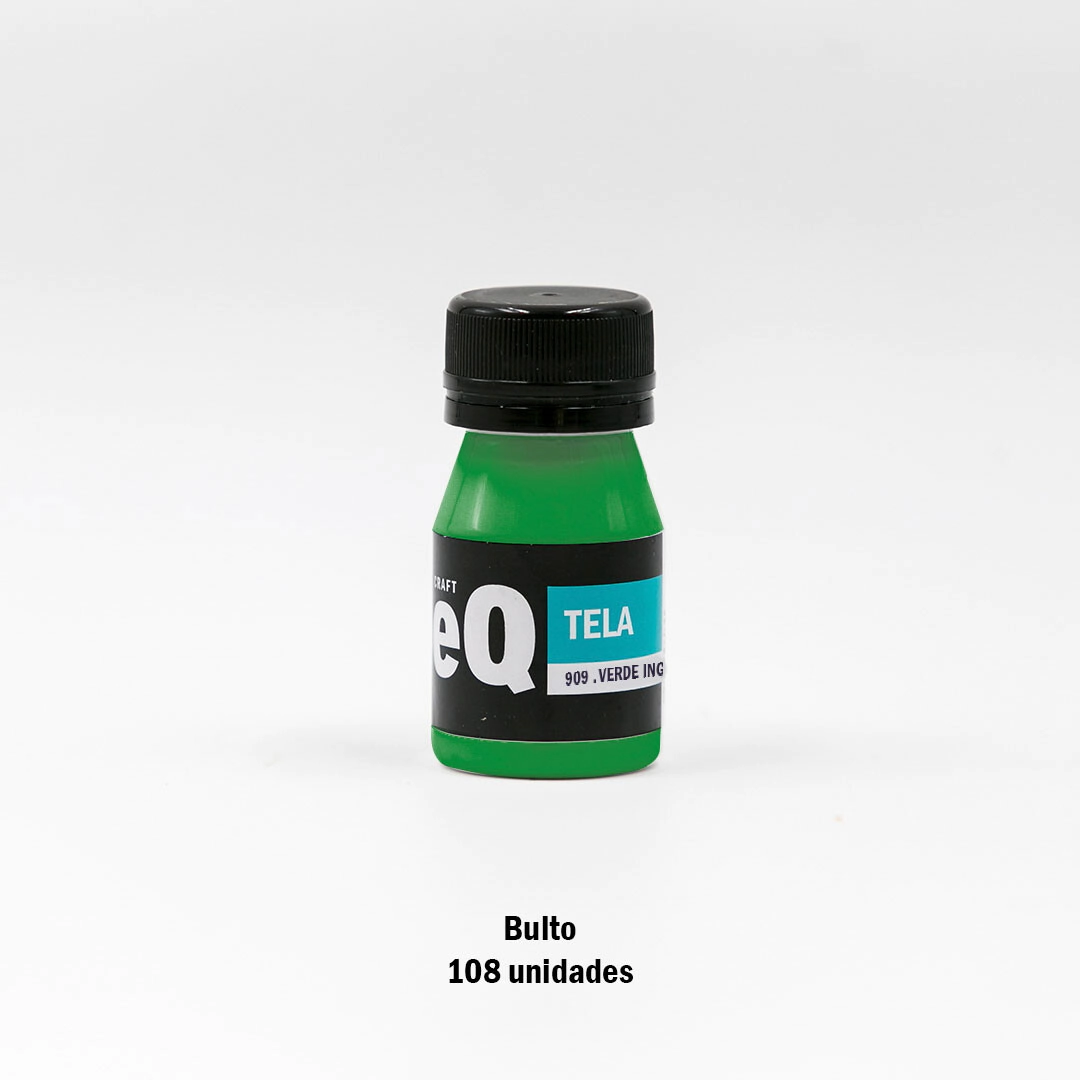 Pintura para Tela Verde Ingles (909) x 37 cc