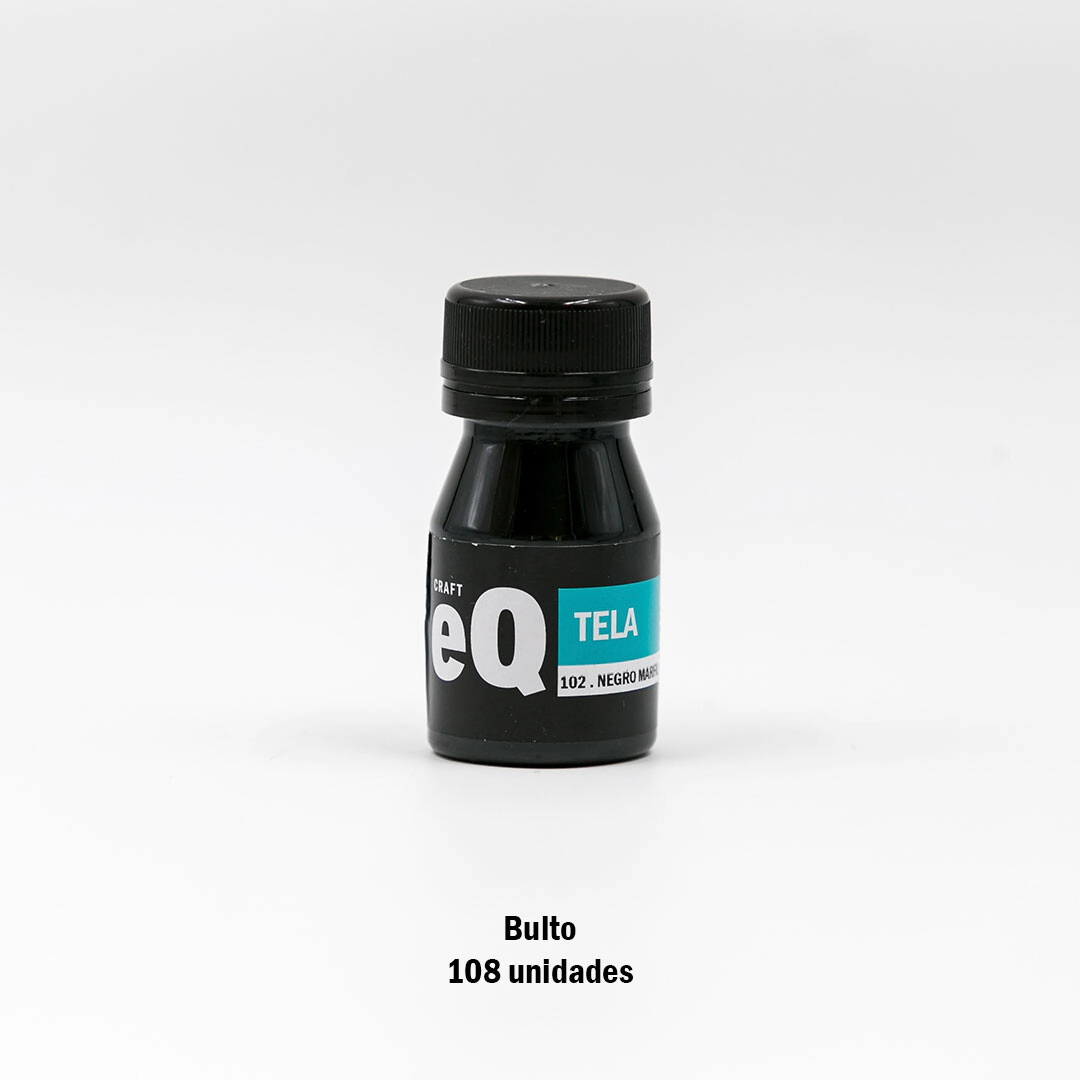 Pintura para Tela Negro (102) x 37 cc