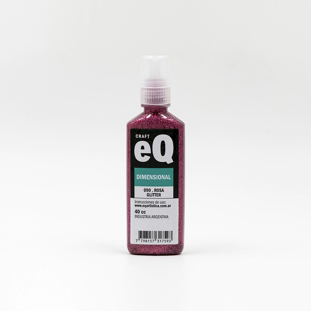 Dimensional Glitter Rosa (90) x 40 cc