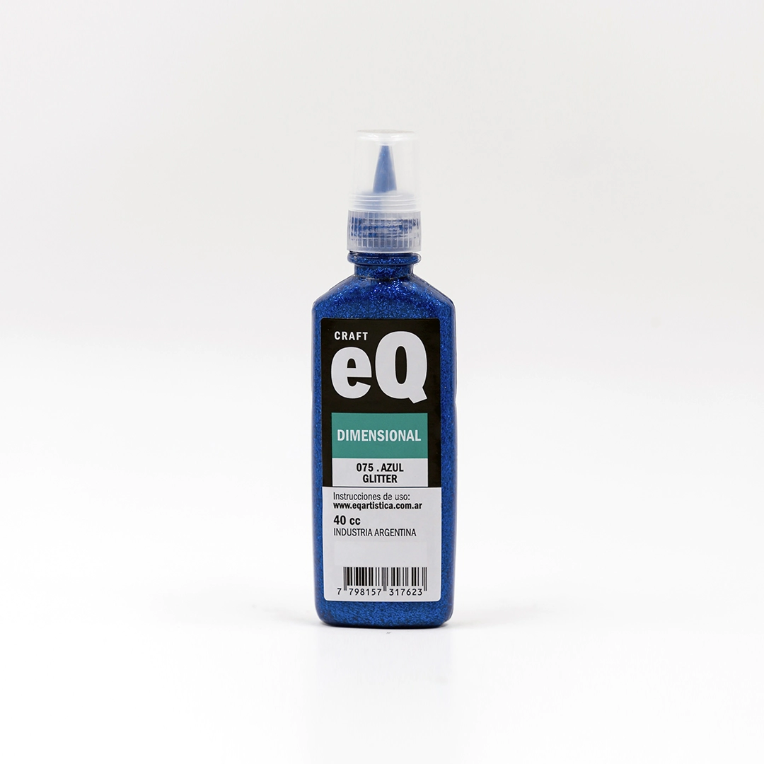 Dimensional Glitter Azul (75) x 40 cc