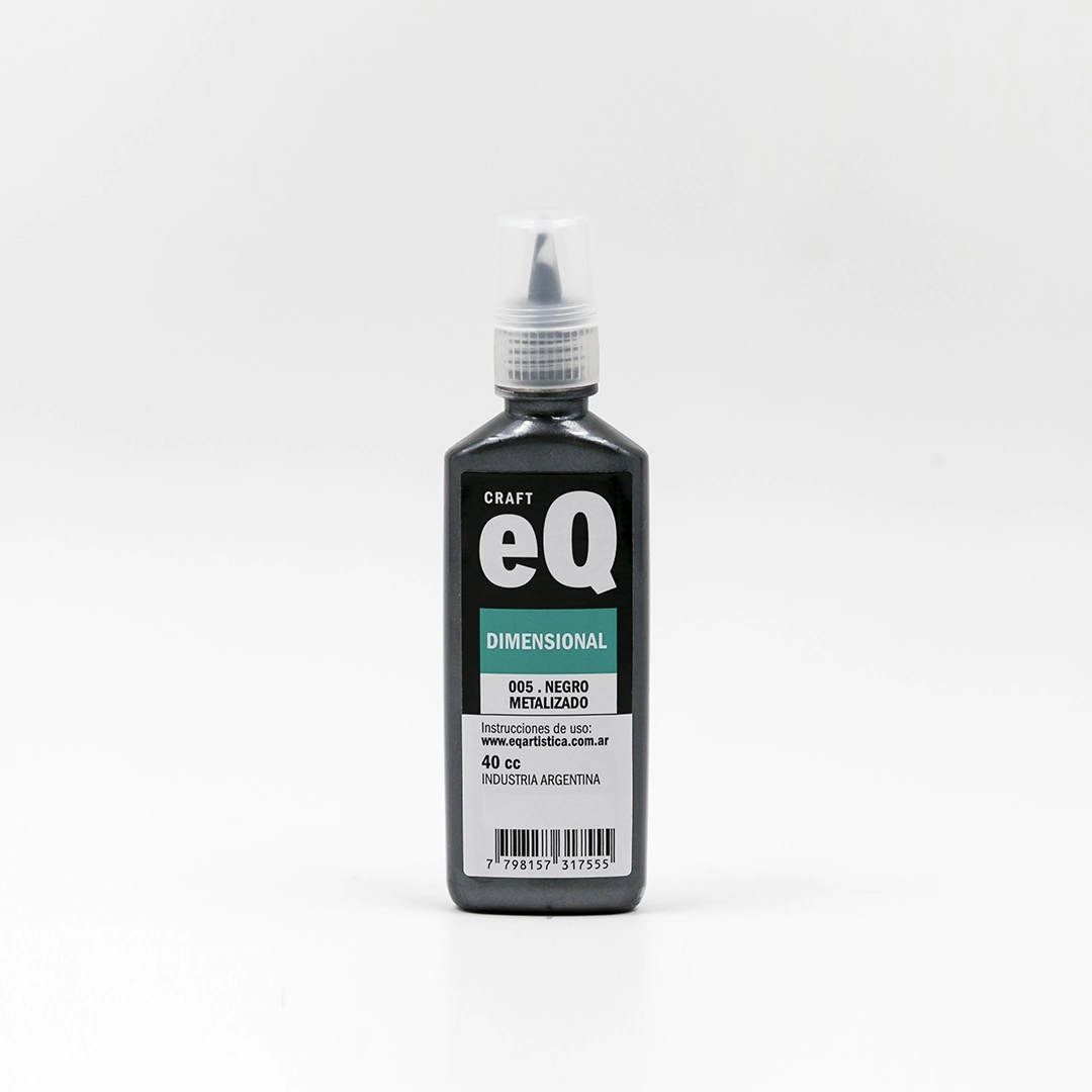 Dimensional Metalizado Negro (5) x 40 cc