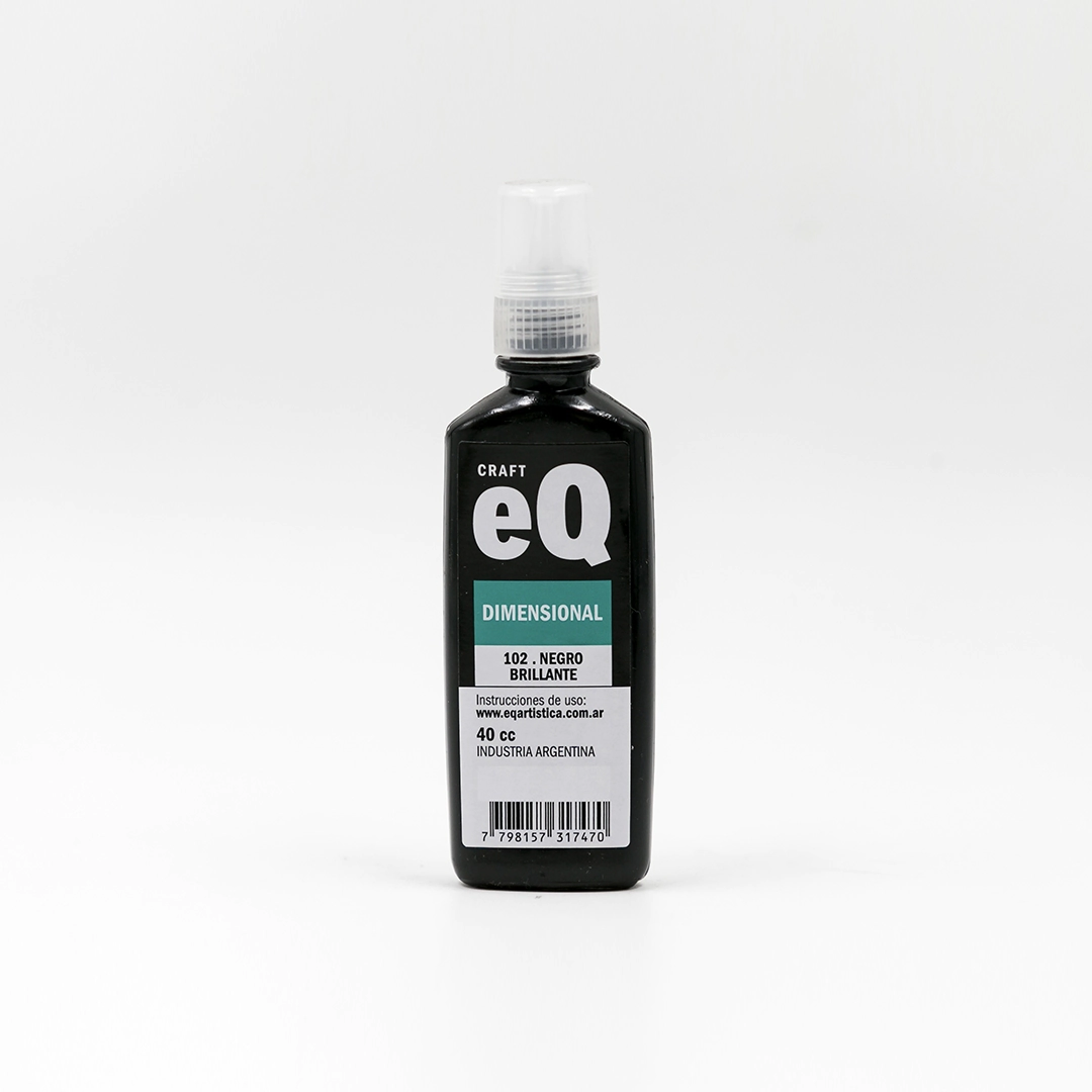 Dimensional Brillante Negro (102) x 40 cc
