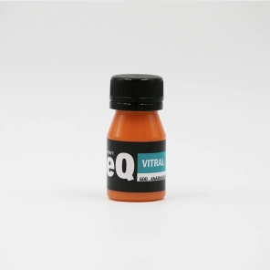 Laca Vitral al Agua Anaranjado (600) x 37 cc