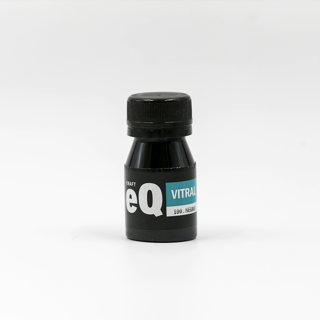 Laca Vitral al Agua Negro (100) x 37 cc