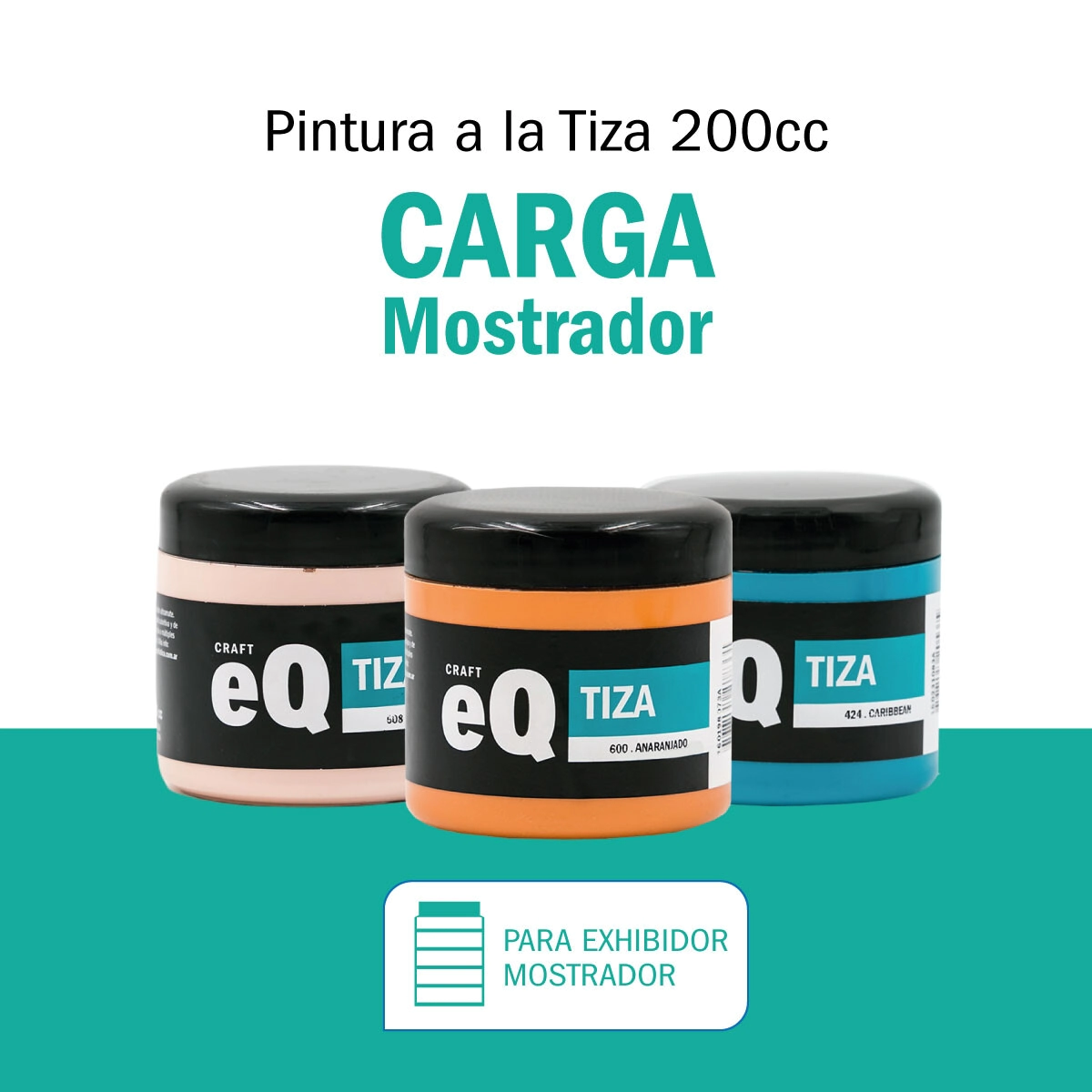 Carga Mostrador Pintura a la Tiza x 200 cc