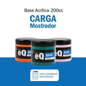 Carga Mostrador Bases Acrilicas x 200 cc