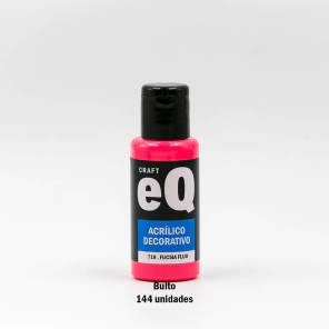 Acrilico Decorativo Fucsia Fluo (718) x 50cc
