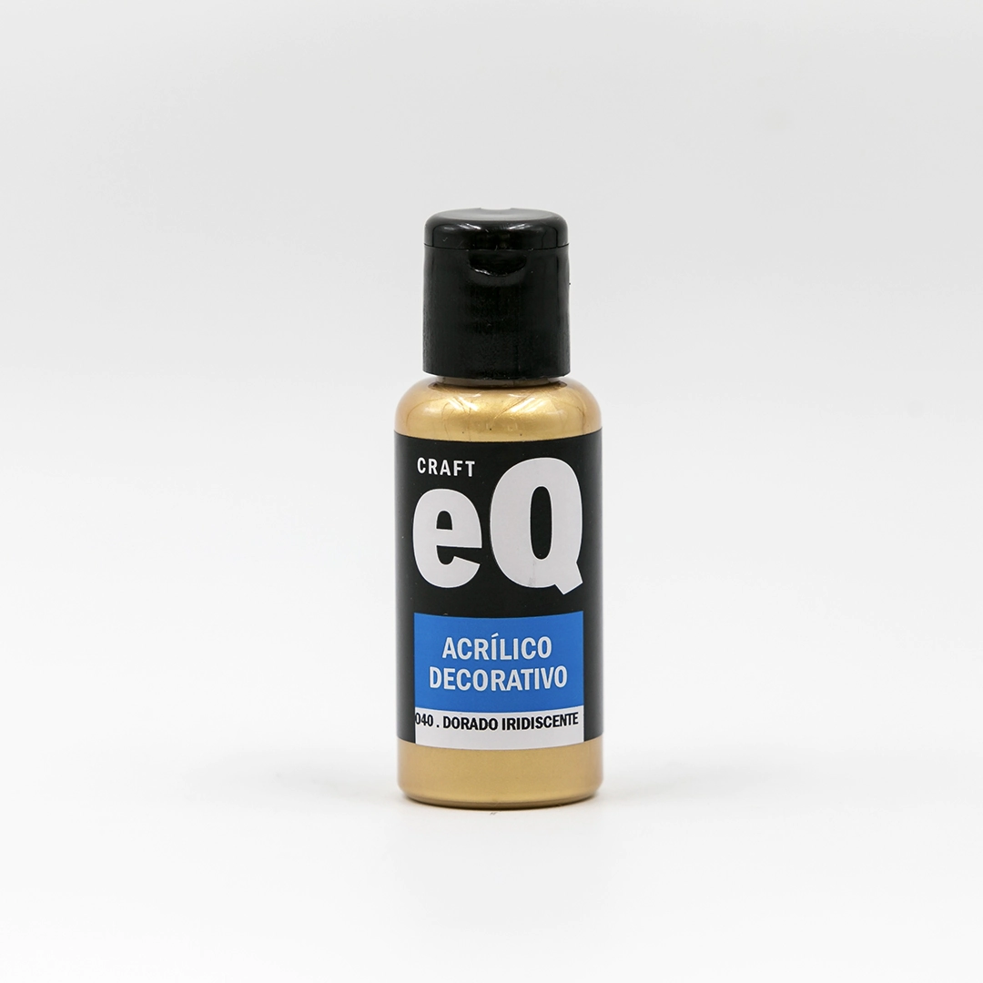 Acrilico Decorativo Dorado Iridiscente (40) x 50cc