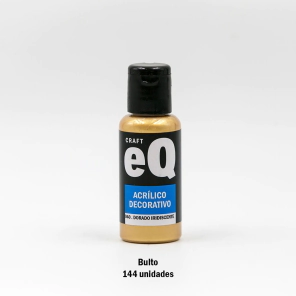 Acrilico Decorativo Dorado Iridiscente (40) x 50cc