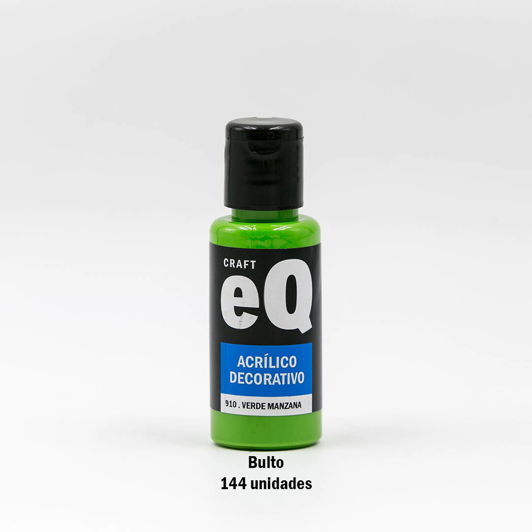 Acrilico Decorativo Verde Manzana (910) x 50cc