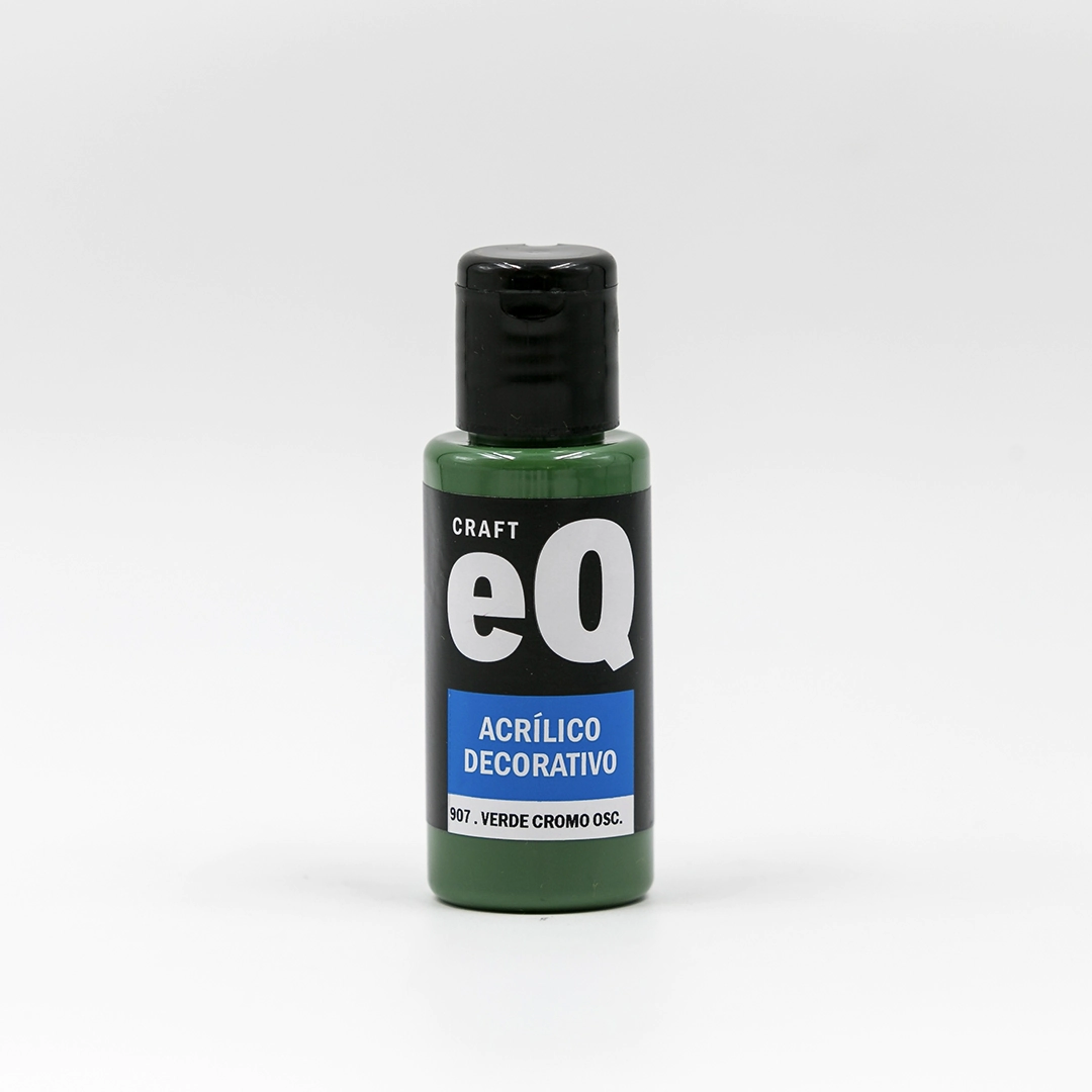 Acrilico Decorativo Verde Cromo Oscuro (907) x 50cc