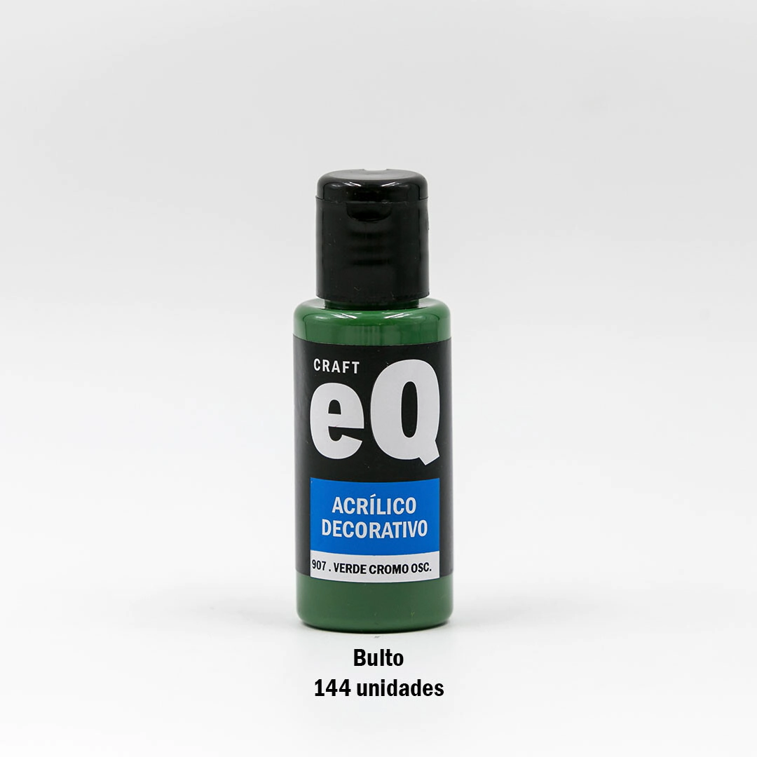 Acrilico Decorativo Verde Cromo Oscuro (907) x 50cc