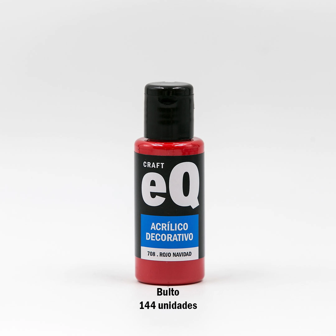 Acrilico Decorativo Rojo Navidad (708) x 50cc